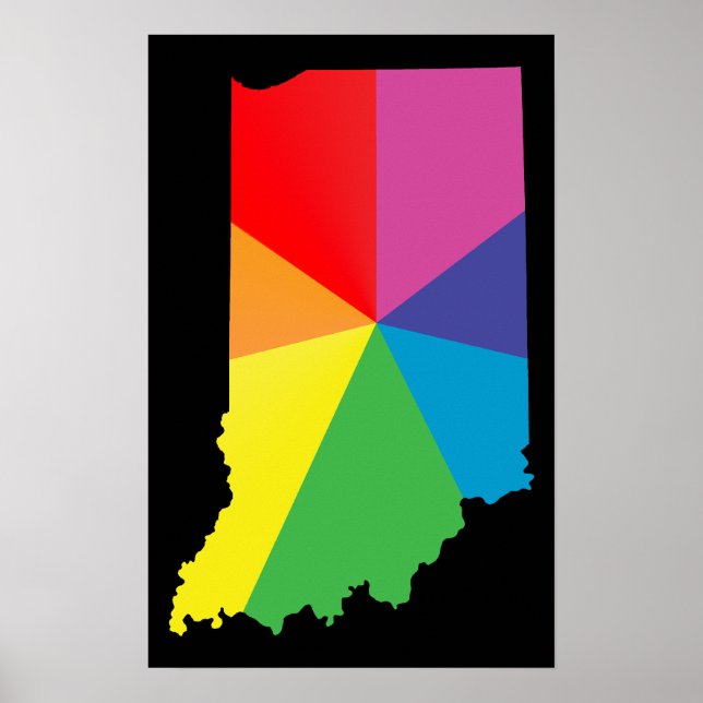 Póster orgullo indiana. (Frente)
