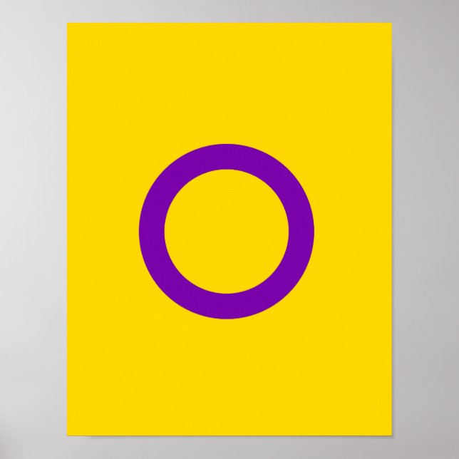 PÓSTER ORGULLO INTERSEXUAL (Frente)