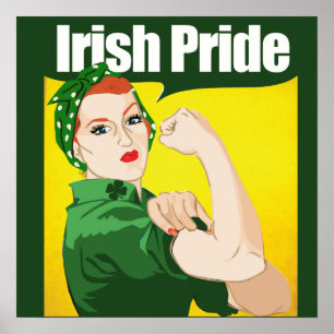Póster Orgullo irlandés