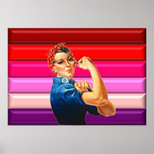 Póster Orgullo lesbiano