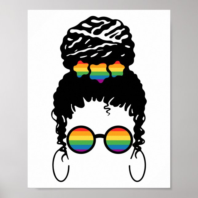 Póster Orgullo LGBT. Amor gay. (Frente)