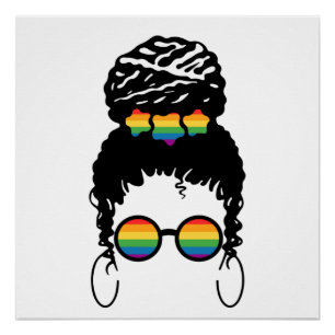 Póster Orgullo LGBT. Amor gay.