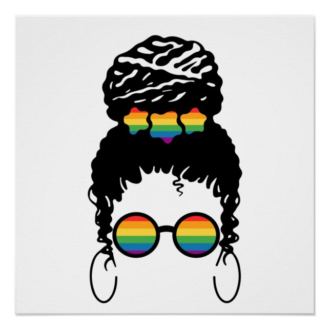 Póster Orgullo LGBT. Amor gay. (Anverso)