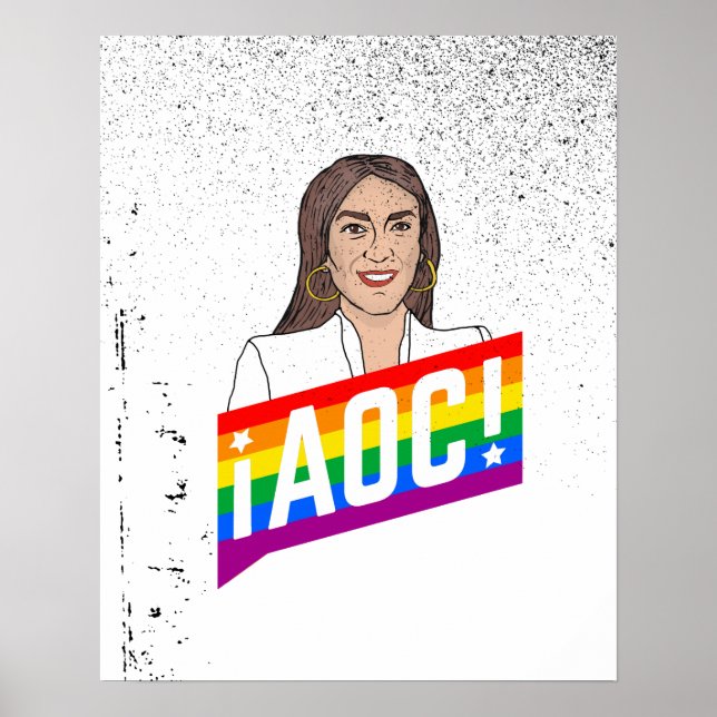 Póster Orgullo LGBT de AOC (Frente)