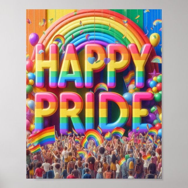 Póster Orgullo LGBTQ+ (Frente)