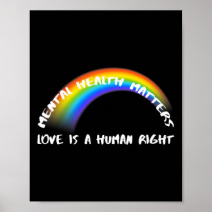 Póster Orgullo Lgbtq - El Amor Es Un Derecho Humano