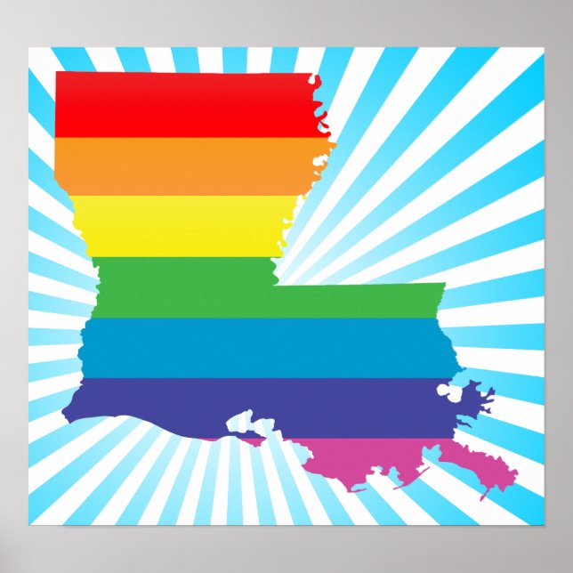 Póster orgullo louisiana. (Frente)