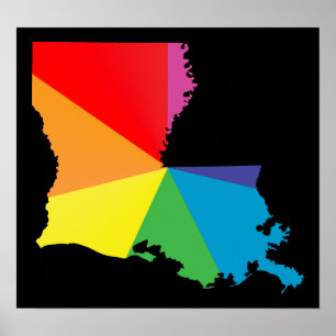 Póster orgullo louisiana.