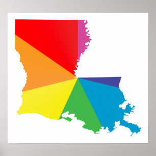 Póster orgullo louisiana.