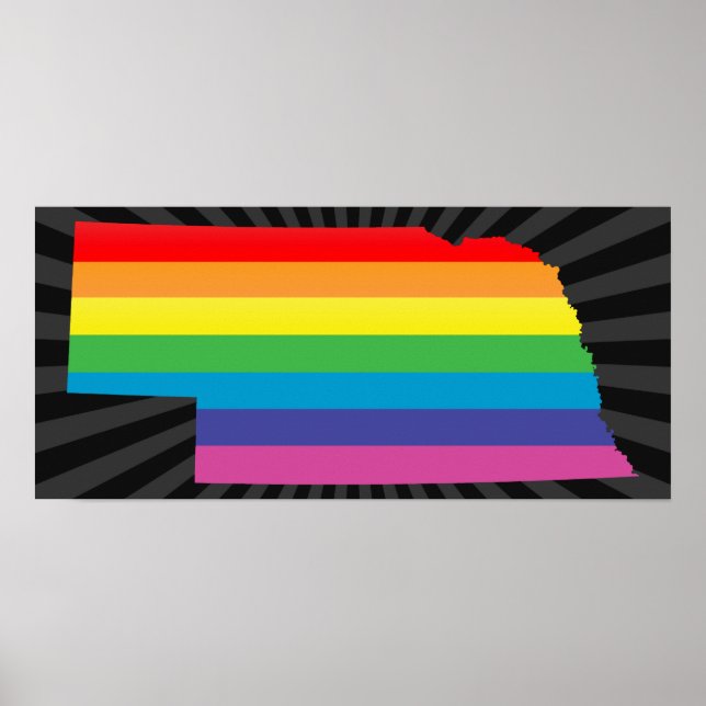 Póster orgullo nebraska. (Frente)