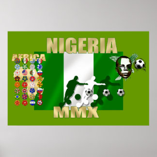 Póster Orgullo nigeriano 2010 Poster Naija Super Eagles