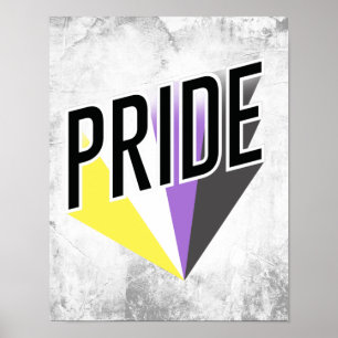 Póster Orgullo No Binario Explosión