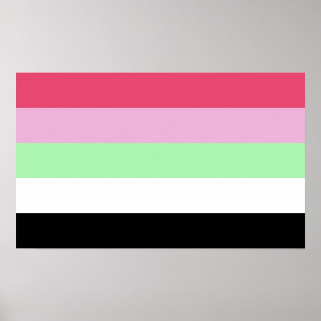 Póster Orgullo recipromántico (Frente)
