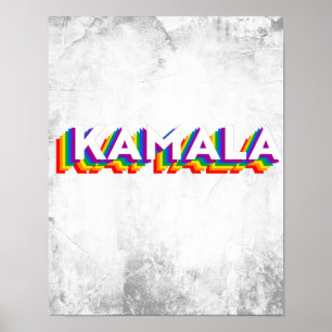 Póster Orgullo retro de Kamala