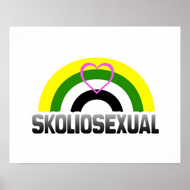 Póster Orgullo skoliosexual (Frente)