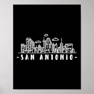 Póster Orgullo Tx de San Antonio Texas