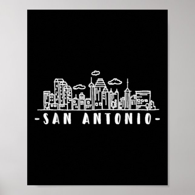 Póster Orgullo Tx de San Antonio Texas (Frente)