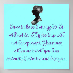 Póster Orgullo y perjuicio, Sr. Darcy