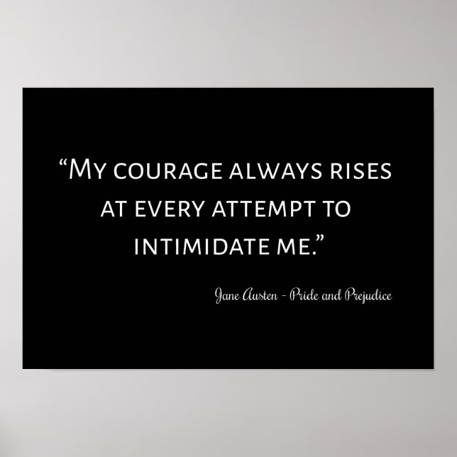 Póster Orgullo y prejuicio (Frente)