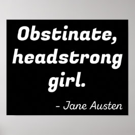 Póster Orgullo y prejuicio