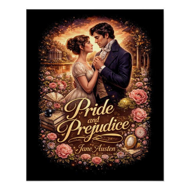 Póster Orgullo y Prejuicio (Anverso)