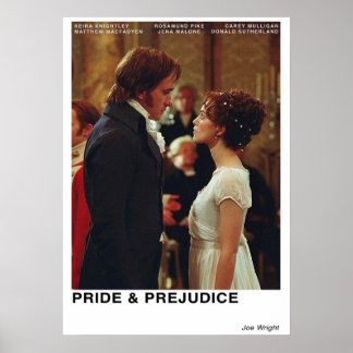 Póster Orgullo y prejuicio 2005