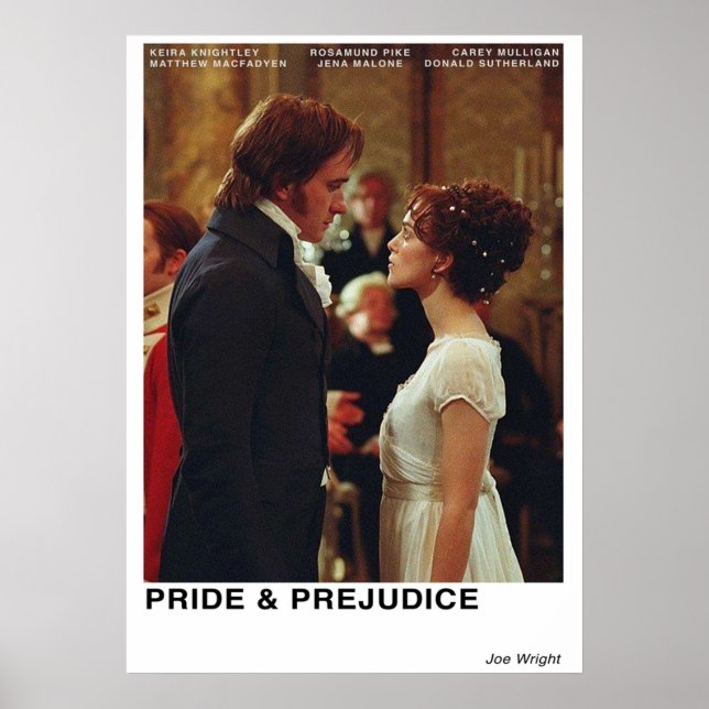 Póster Orgullo y prejuicio 2005 (Frente)