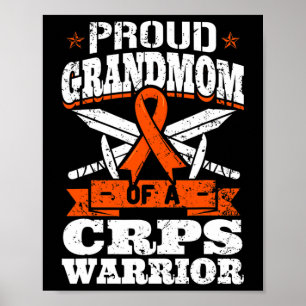 Póster Orgullosa Abuela De Rsd, Guerrero Del Crps, Rsd