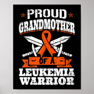 Póster Orgullosa Abuela De Una Conciencia De Guerrero De 