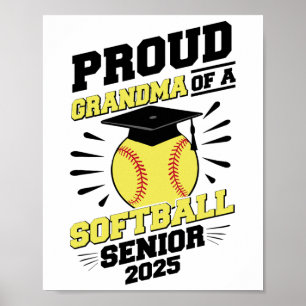 Póster Orgullosa Abuela Senior Cl De Softll De Graduación