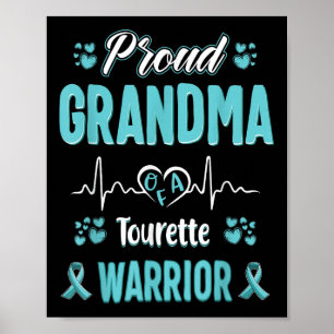 Póster Orgullosa Abuela Tourette Síndrome Guerrero Concie