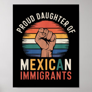 Póster Orgullosa Hija De Inmigrantes Mexicanos _1