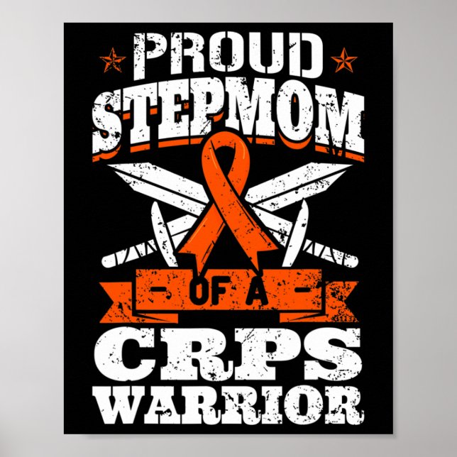 Póster Orgullosa Madre De Un Cinta De Concienciación De R (Frente)