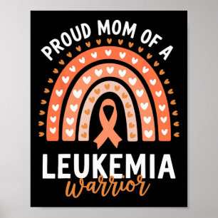 Póster Orgullosa Madre De Un Guerrero Contra La Leucemia