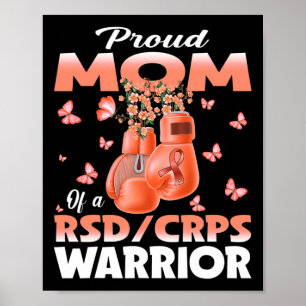Póster Orgullosa Madre De Un Guerrero De Rsd Boxing De Co