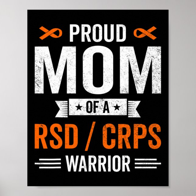 Póster Orgullosa Madre De Un Sobreviviente De La Rsd Crps (Frente)