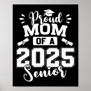 Póster Orgullosa Madre De Una Graduación Superior En 2025