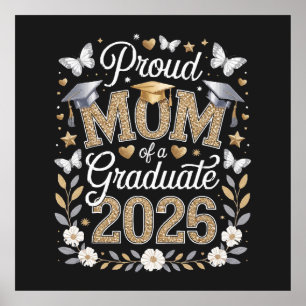 Póster Orgullosa madre de una graduada de 2026