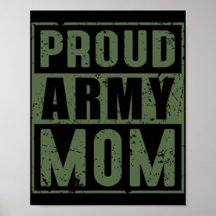 Póster Orgullosa madre del ejército Veterana militar esta