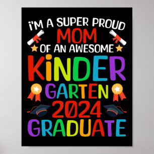 Póster Orgullosa Madre Del Increíble Jardín De Niños 2024