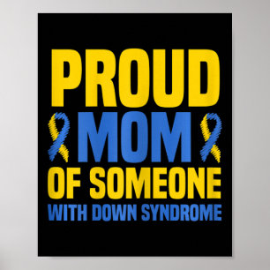 Póster Orgullosa madre del síndrome de Down en el mundo