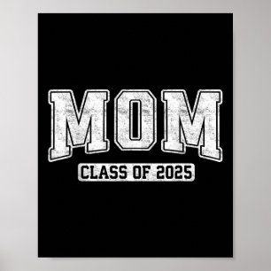 Póster Orgullosa Madre Senior Cl De 2025 Graduada Graduac
