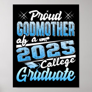 Póster Orgullosa Madrina De La Escuela Universitaria Shir