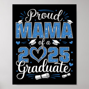 Póster Orgullosa Mamá De Un Graduado De La Promoción De 2