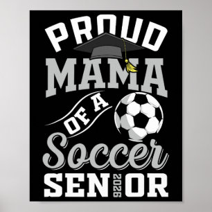 Póster Orgullosa Mamá De Un Senior De Fútbol Cl De 2026 G