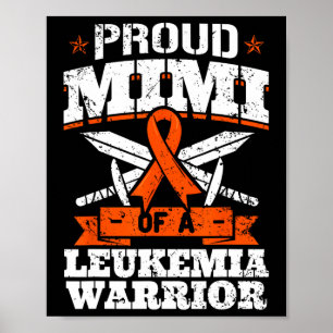 Póster Orgullosa Mimi De La Conciencia De La Abuela Guerr