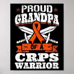 Póster Orgulloso Abuelo De Rsd, Un Guerrero Del Crps