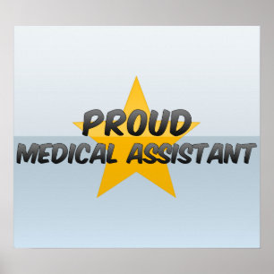 Póster Orgulloso Auxiliar Médico