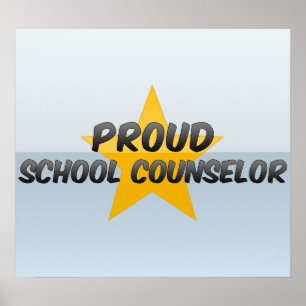 Póster Orgulloso Consejero Escolar
