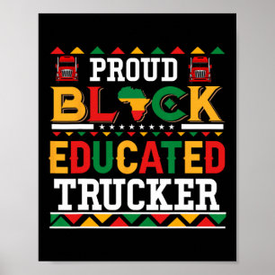 Póster Orgulloso Crucero Negro Educado Costume Junetdecim